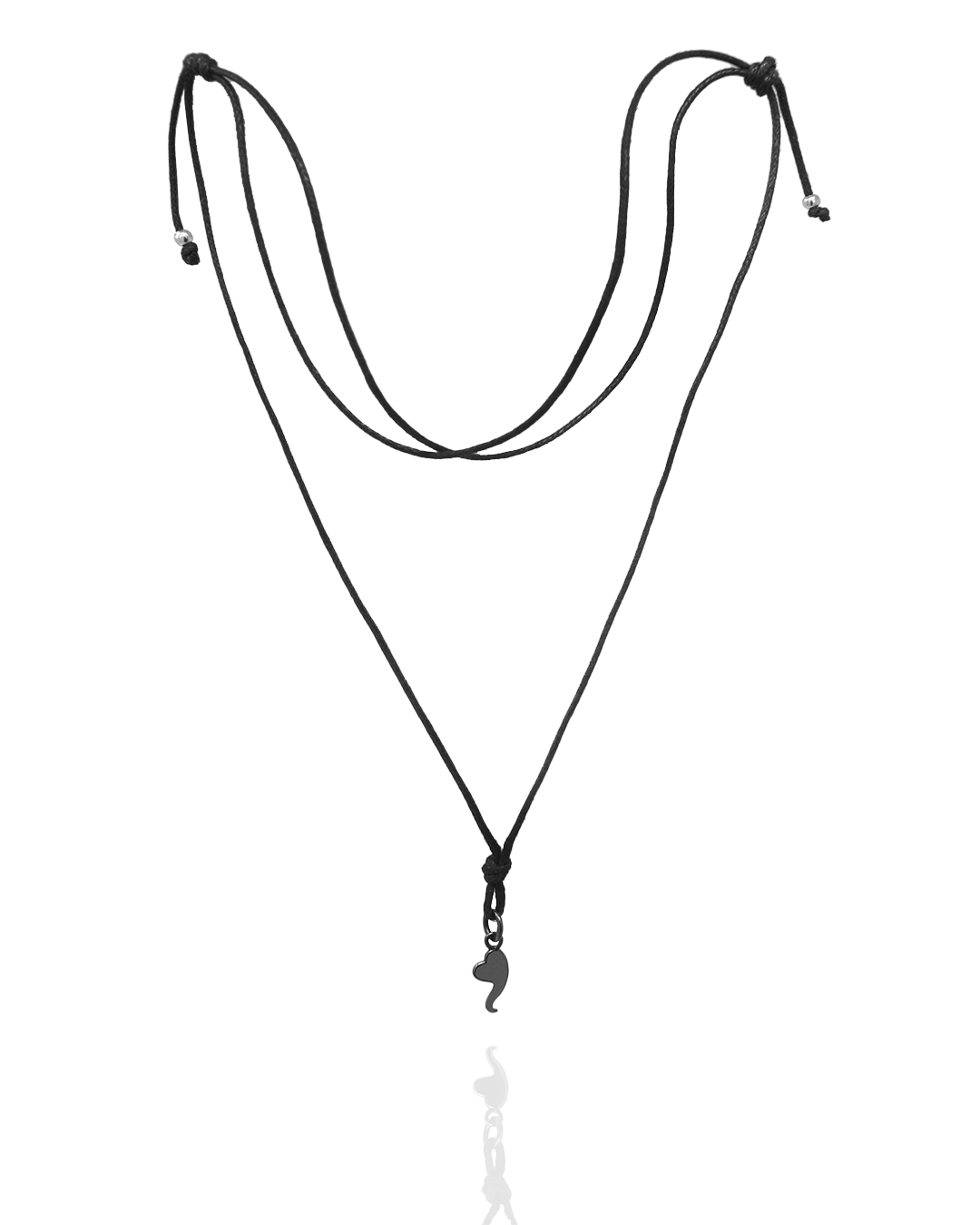 Cornocuore Necklace-Black